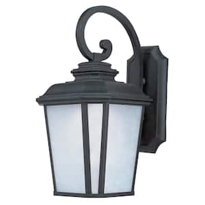Radcliffe 11 in. W 1-Light Black Oxide Outdoor Wall Lantern Sconce