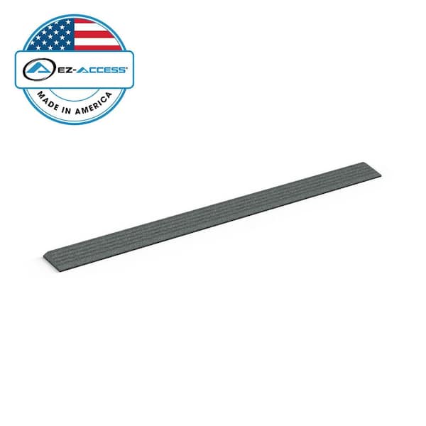 TRANSITIONS Angled Entry Mat, Grey, . 5-IN