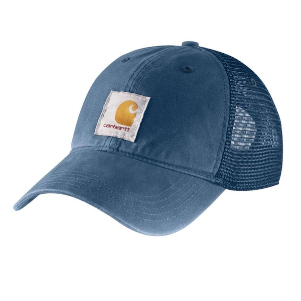 Carhartt Men's OFA Dark Blue Cotton Cap Headwear