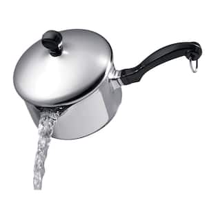 Classic Series 1 qt. Stainless Steel Sauce Pan with Lid and Pour Spout