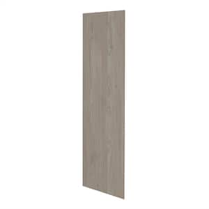 Hampton Bay Designer Series 24.5x34.5x3 in. Dishwasher Return End Panel in Driftwood, Brown