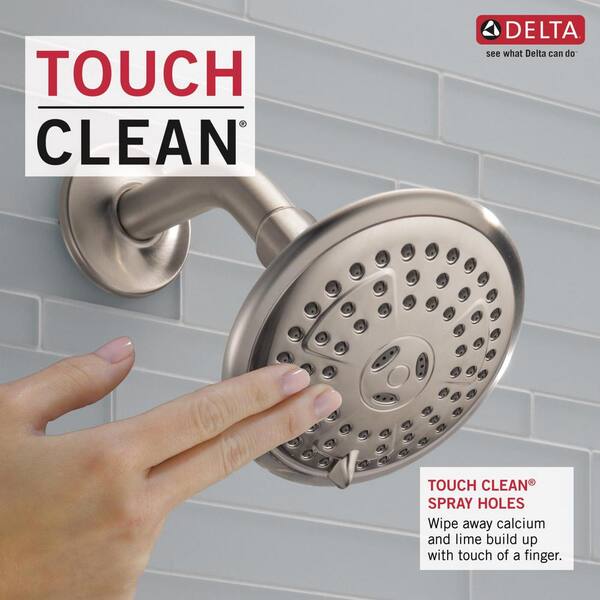 ami9622　0521 Delta Porter Single-Handle 3-Spray Shower Faucet in Brushed Nickel