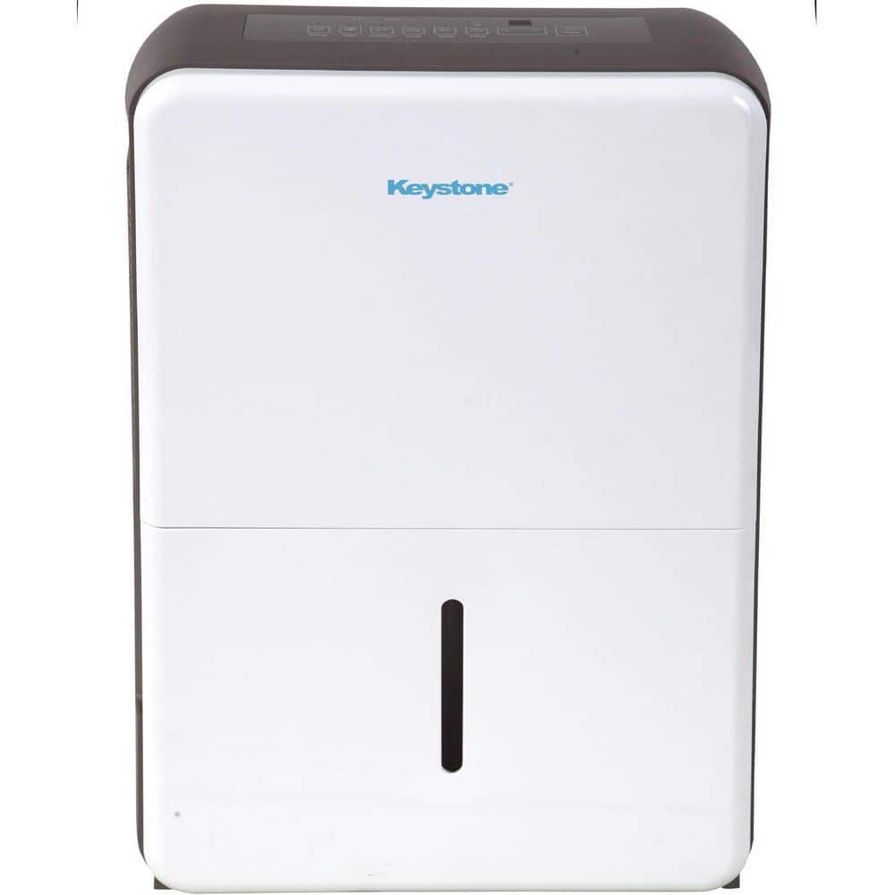 Energy Star White Portable Dehumidifier with Humidistat