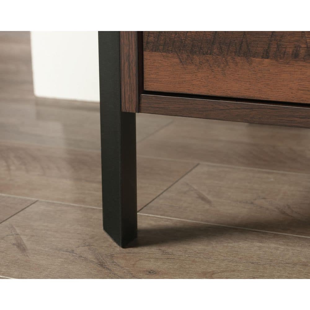 Barrel Oak 2-Drawer Lockable Lateral File Cabinet