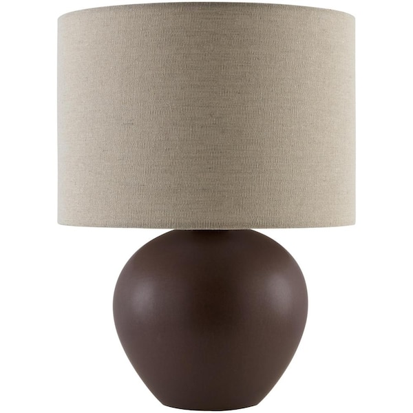 Elio ELI-019 13"H x 10"W x 10"D Accent Table Lamp ,Beige