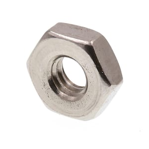 #12-24 Grade 18-8 Stainless Steel Machine Screw Hex Nuts (100-Pack)