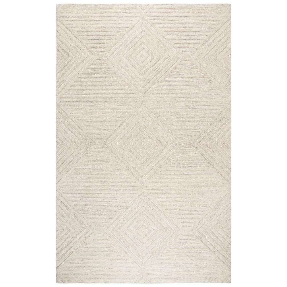 Geneva Ivory 9 ft. x 12 ft. Solid Area Rug GENGN100600550912 - The Home  Depot