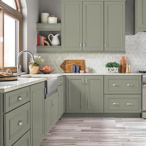 1 gal. #PPU10-16 Simply Sage Semi-Gloss Enamel Interior/Exterior Cabinet, Door & Trim Paint