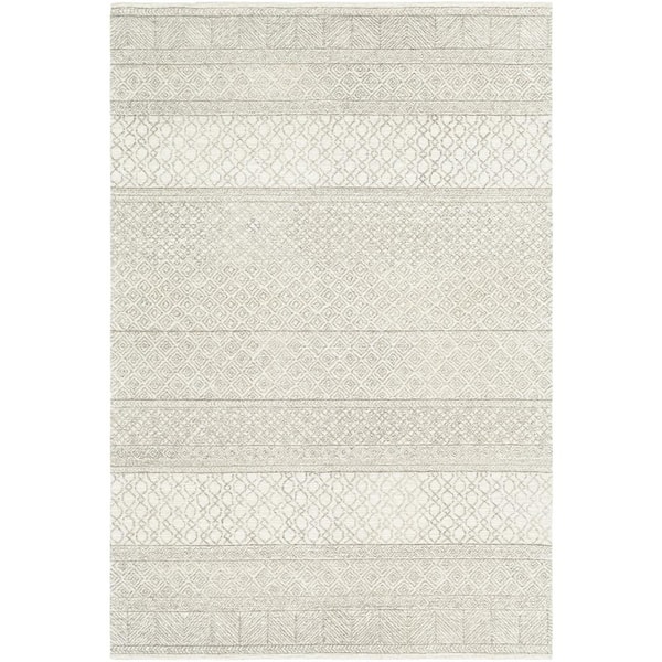 Augustus Beige Tribal 8 ft. x 10 ft. Indoor Area Rug