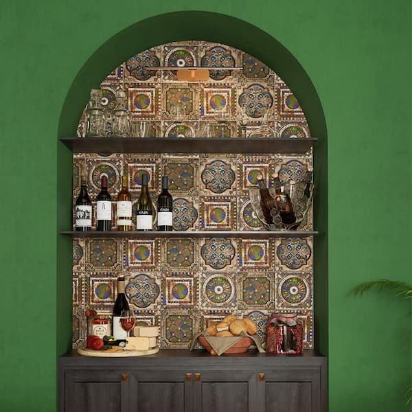 Merola Tile Ritz Anticatto Color 8 in. x 8 in. Ceramic Wall Tile
