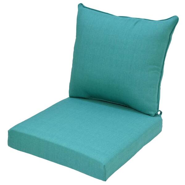 Plantation Patterns, LLC Seaglass 2-Piece Deep Seating Outdoor Lounge Chair Cushion