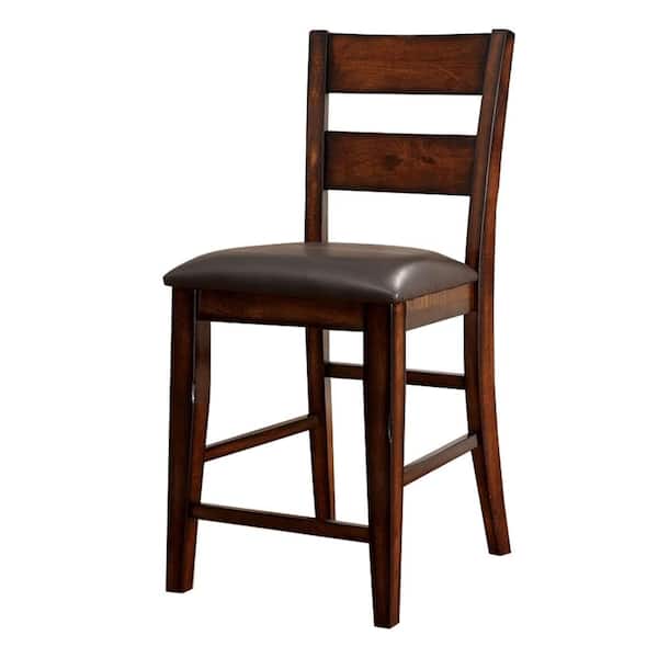 William's Home Furnishing Dickinson II Dark Cherry Counter Height Chair