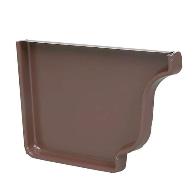 Spectra Pro Select 5 in. HD Brown Aluminum Left End Cap