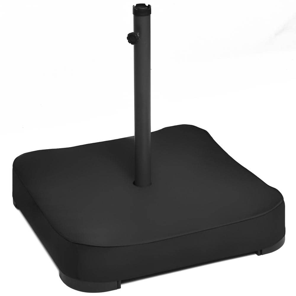 Costway 13 lbs. Steel Offset Patio Umbrella Stand Holder Base in Black