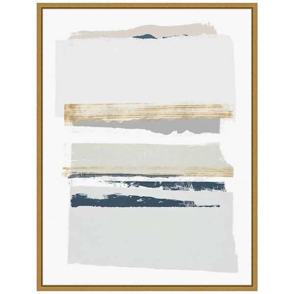 Amanti Art "Boulevard I" by PI Studio 1-Piece Floater Frame Canvas Transfer Abstract Art Print 24 in. x 18 in.