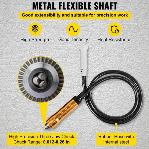 Flexible Shaft Machine Tool - 1/4 HP, 110V, 22,000 RPM For Jewelry Making, Polishing, Drilling & Sanding With Foot Control - View #12