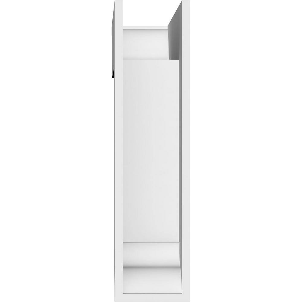 14" White PVC Traditional Decorative Bracket