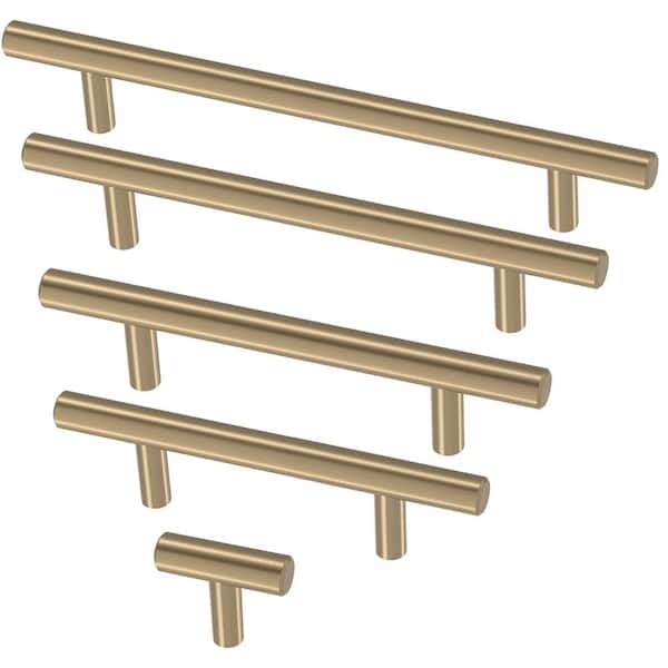 Liberty Lombard P29614-CZ-C 5-1/16 Hole Spacing Champagne Bronze Cabinet Pull 