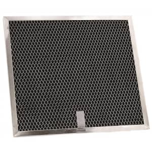 Carbon Range Hood Filter 8-1/4 in. x 11-1/4 in. x 3/8 in. Pull Tab, Center, Long Side