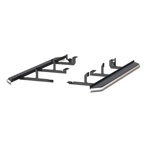 AeroTread 5 x 73-Inch Polished Stainless SUV Running Boards, Select Chevrolet Blazer