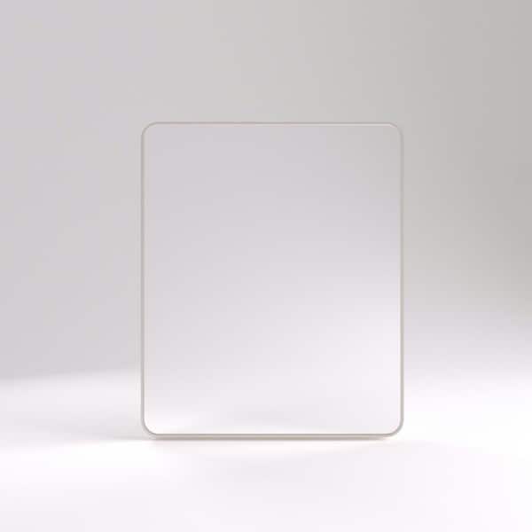 Boosicavelly 30 in. W x 36 in. H Rectangular Framed Wall Bathroom Vanity Mirror in Brushed Nickel