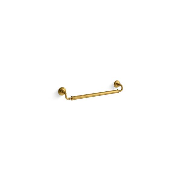 KOHLER Artifacts 24 in. Grab Bar in Vibrant Brushed Moderne Brass