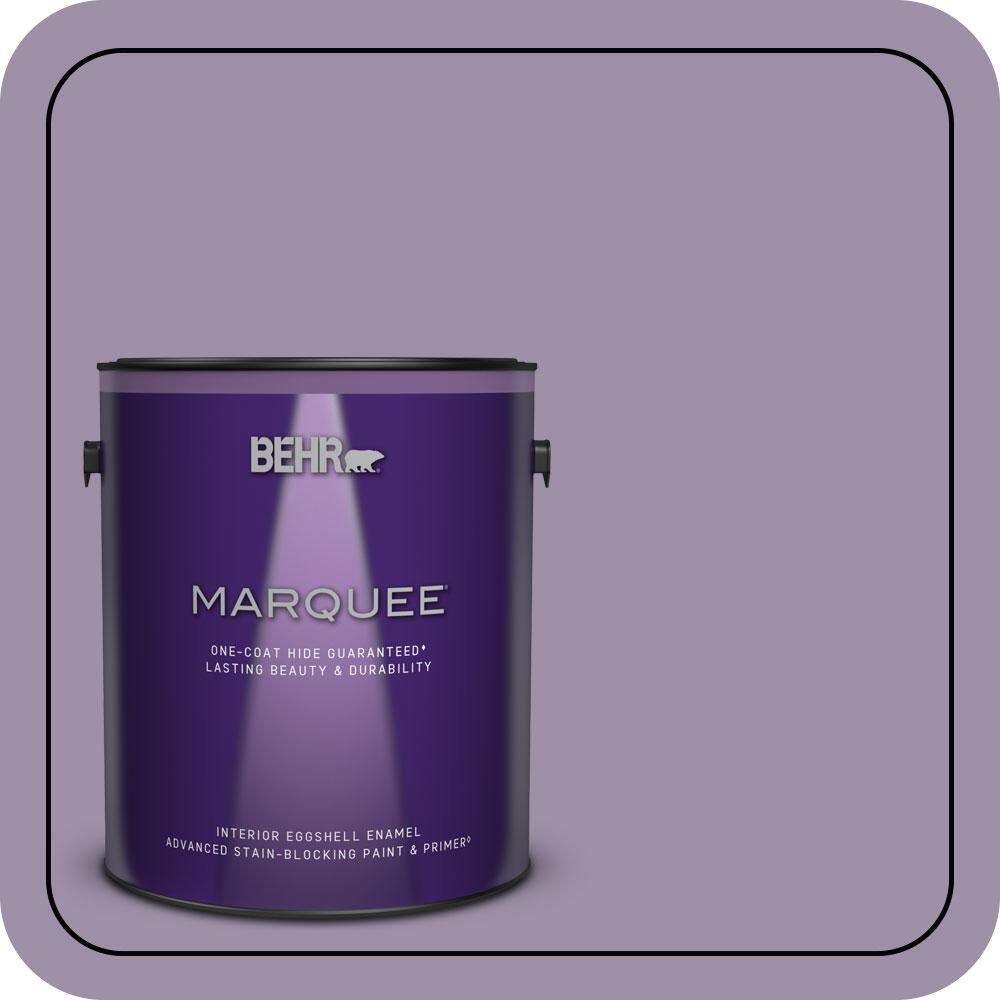 1 gal. #S100-4 Ancestry Violet One-Coat Hide Eggshell Enamel Interior Paint & Primer price history on PriceWatchPro