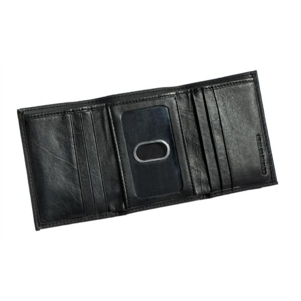 Rico Industries™ NCAA Black Embroidered Leather Billfold