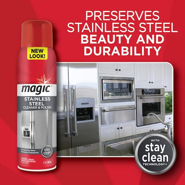 Max Pro Steel Shine 13-oz Stainless Steel Cleaner - Streak-Free - For  Kitchens - Aerosol Can - Spray Application - Stainless Steel Cleaner and  Polish
