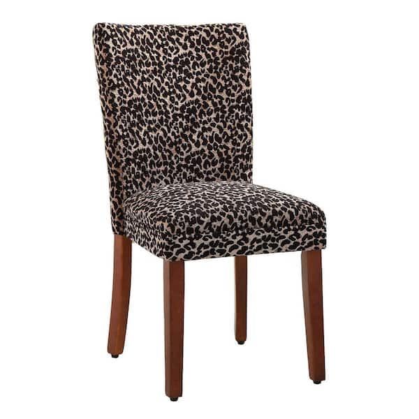 Homepop Parsons Leopard Upholstered, Animal Print Dining Chairs Next