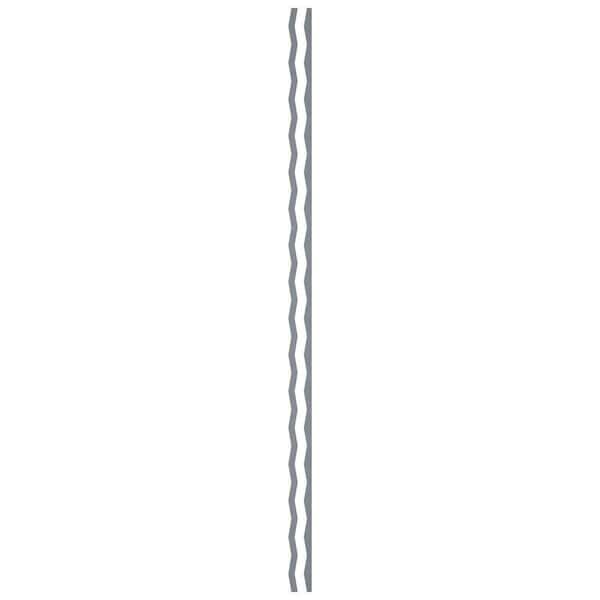 Ekena Millwork Eastport 0.125 in. T x 0.13 ft. W x 8 ft. L Silver Mirror Acrylic Resin Decorative Wall Paneling 44-Pack