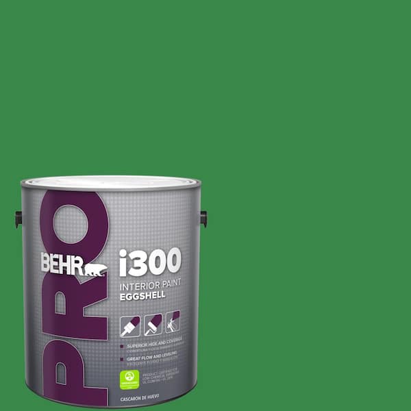 BEHR PRO 1 gal. #P400-7 Paradise of Greenery Eggshell Interior Paint