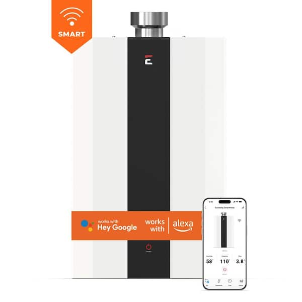 Eccotemp Smart Home SH12-A Indoor 4.0 GPM Natural Gas Tankless Water Heater
