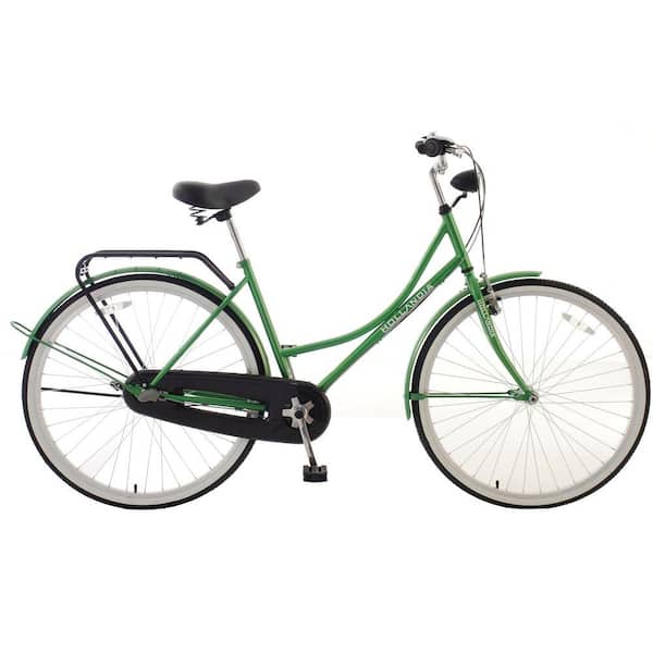 Hollandia Amsterdam F1 Dutch Cruiser Bicycle, 28 in. Wheels, 18 in. Frame, Women's Bike in Green