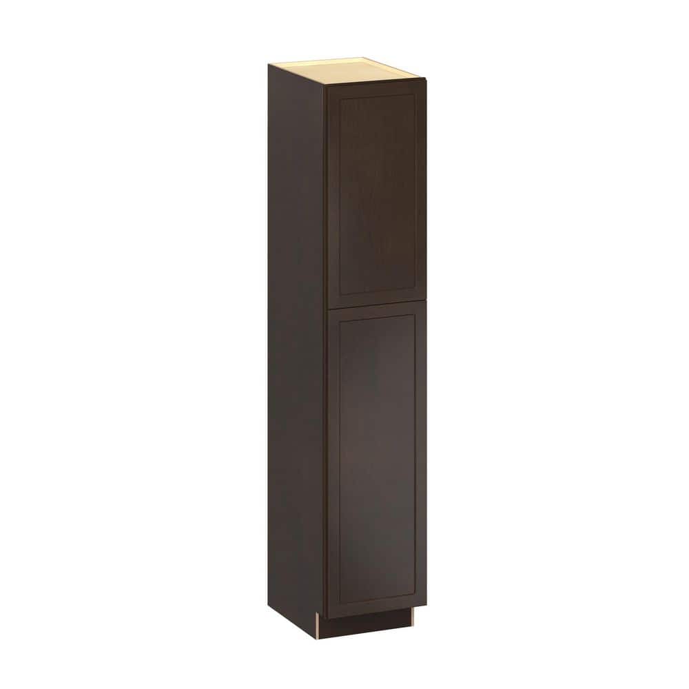 Emerson Cocoa Pantry with Left door Reday to Assemble with 4 Adjustable Shelf (18 in. W x 90 in. H x 24 in. D) price history on PriceWatchPro