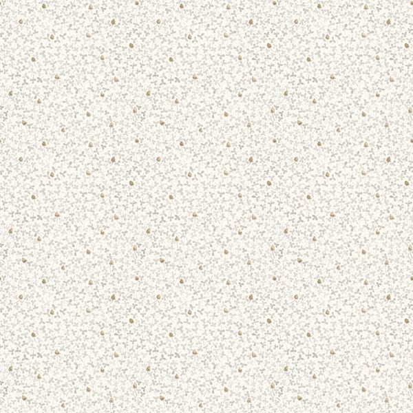 A-Street Prints Lark White Botanical Wallpaper Sample