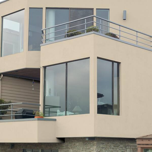 BEHR - 1 gal. #ECC-12-1 Dappled Sunlight Flat Interior/Exterior Masonry, Stucco and Brick Paint