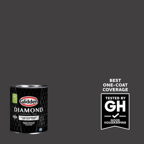 Glidden Diamond 1-qt. Black Magic PPG1001-7 Eggshell Interior Paint with Primer