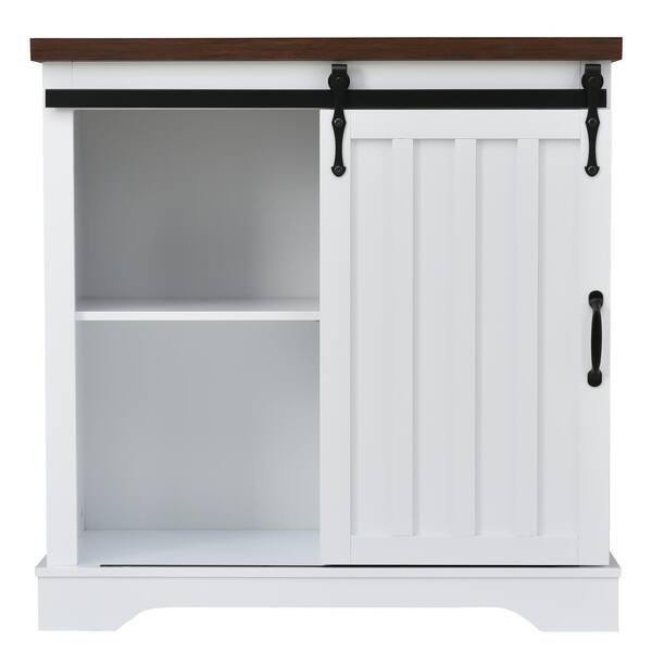 taholi 15.7 in. W x 31.5 in. D x 31.9 in. H White MDF Freestanding Linen Cabinet