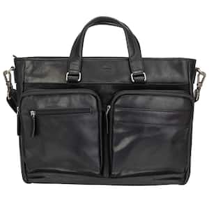 Buffalo Black Single Compartment Briefcase for 14 in. Laptop