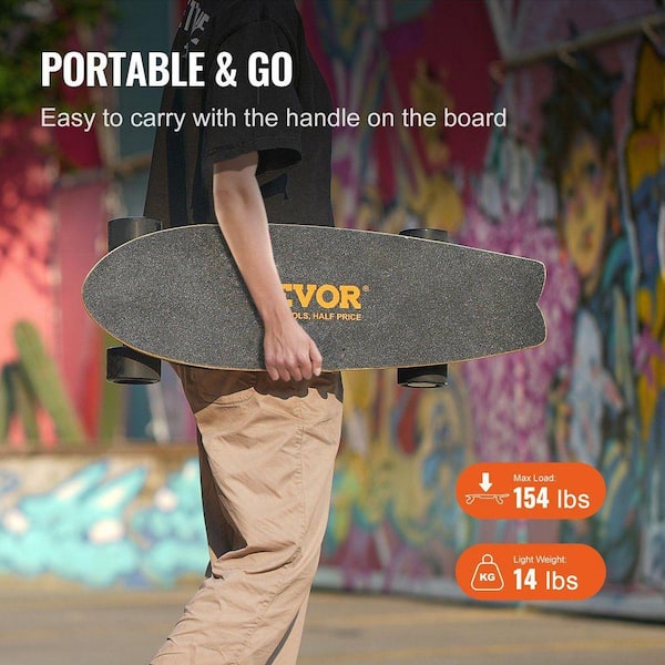 Longboard Électrique FaNaLa - Autonomie 28 Miles (45 Km) - Moteur 1200W - Ados/Adultes
