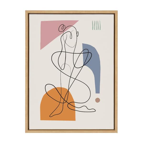 Kate and Laurel Sylvie "Thinking Of You" by Rachel Lee of My Dream Wall Framed Canvas Wall Art