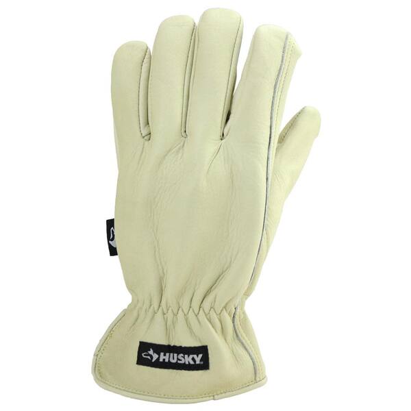 Husky - Large Water Resistant Leather Work Glove