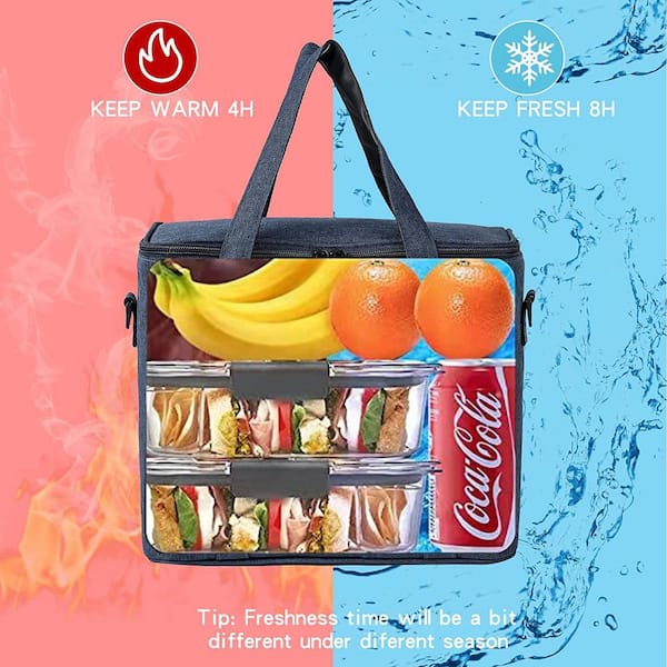 ITOPFOX 13 Qt. Insulated Cooler Lunch Bag with Leakproof and