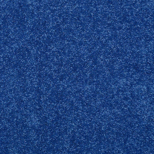TrafficMaster 8 in. x 8 in. Texture Carpet Sample - Watercolors I - Color Navy