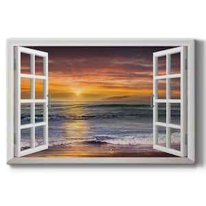 Sundown 40 in. x 60 in. White Stretched Canvas Wall Art by Wexford Homes