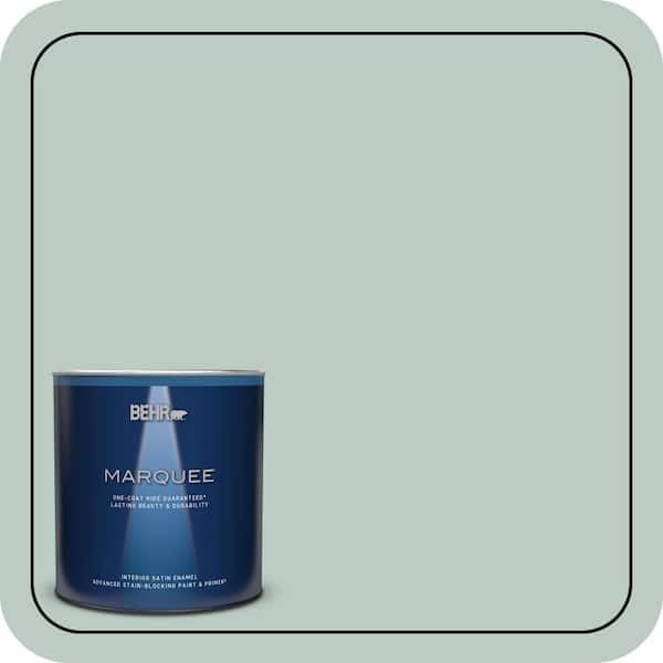 BEHR MARQUEE 1 qt. Home Decorators Collection #HDC-CL-23 Soothing Spring Satin Enamel Interior Paint & Primer