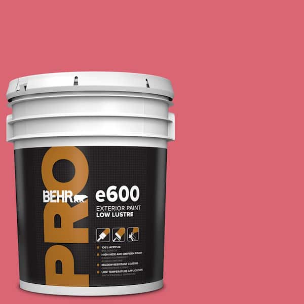 5 Gal. #P150-5A Strawberry Taffy Low Luster Exterior Paint