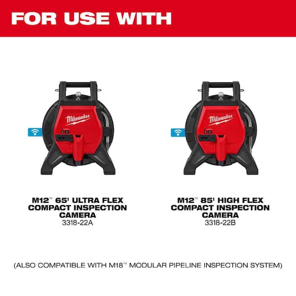 M12 12-Volt Lithium-Ion Wireless Pipeline Inspection System Monitor (Tool-Only)