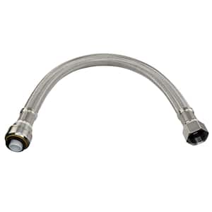 3/4 in. PTC x 3/4 in. FIP x 18 in. Braided Stainless Steel Water Heater Connector